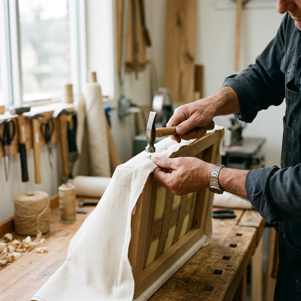 Craftsman Upholstering Furniture Frame